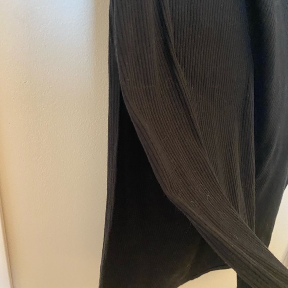 Rolla Coster Black Maxi Dress with Tie Accent - Picture 4 of 4